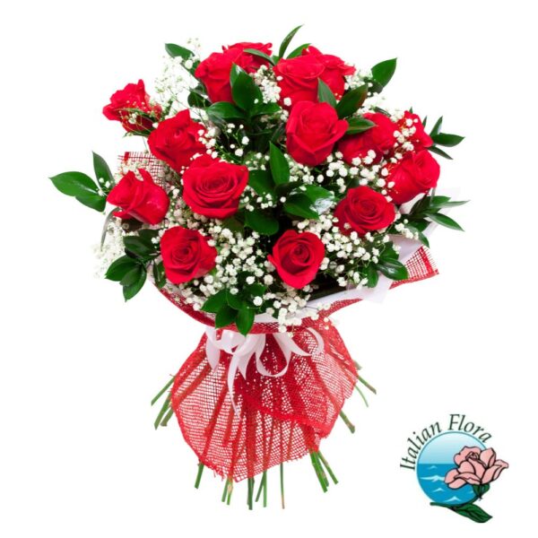 bouquet di rose rosse