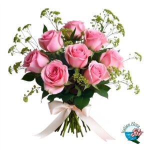 Mazzo di rose rosa