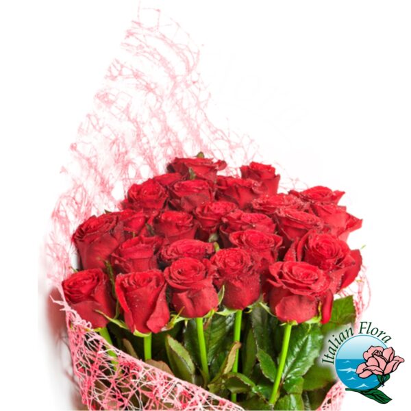Mazzo di rose rosse