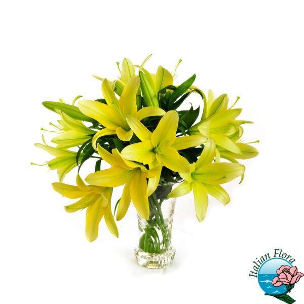 bouquet gigli gialli