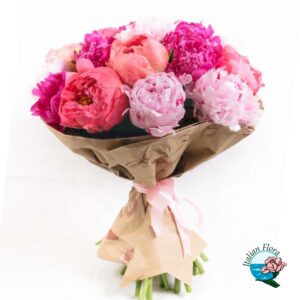 Peonie rosa e fucsia