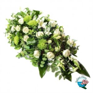 Cuscino funebre bianco
