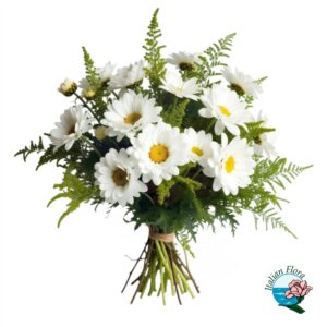 Mazzo di margherite bianche