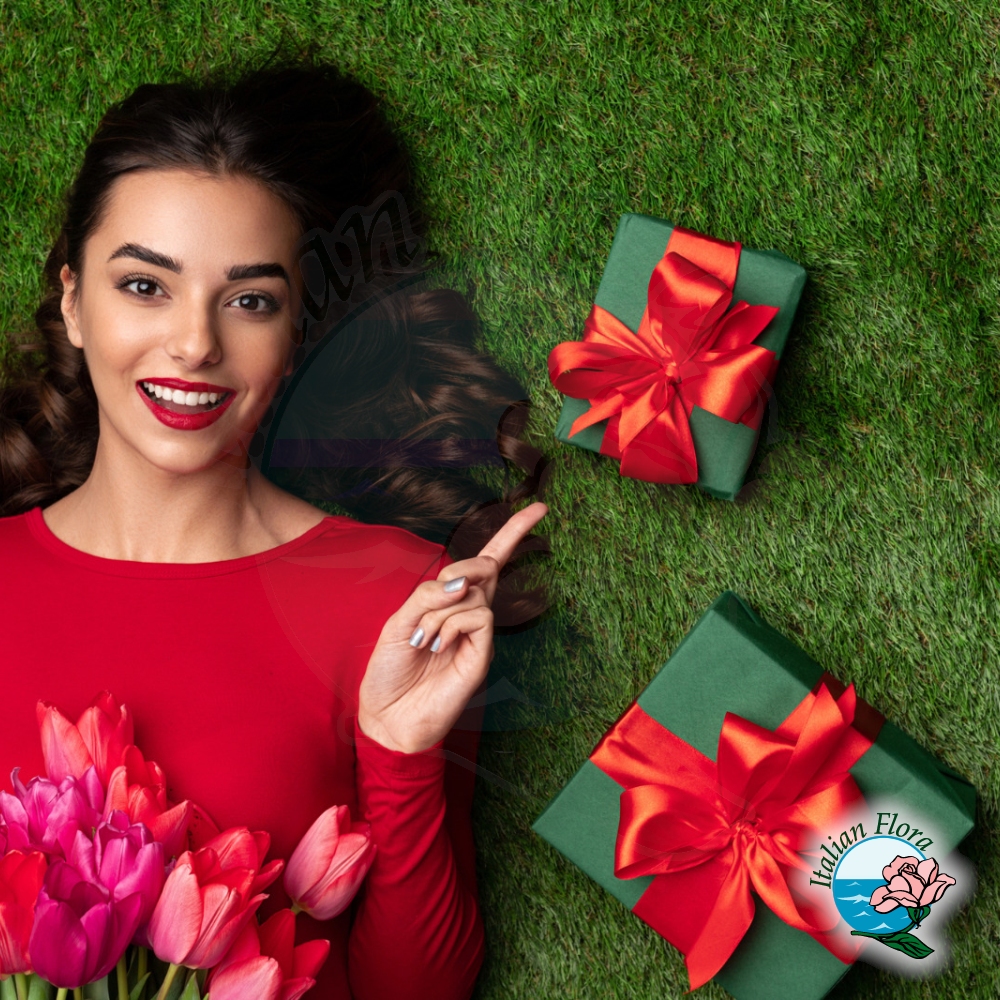 Regalare delle rose stabilizzate e flower box