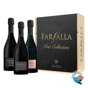 Spumante Extra Brut Metodo Classico Blanc de Noirs "Farfalla" - Ballabio (cassetta di legno - 3 bottiglie)