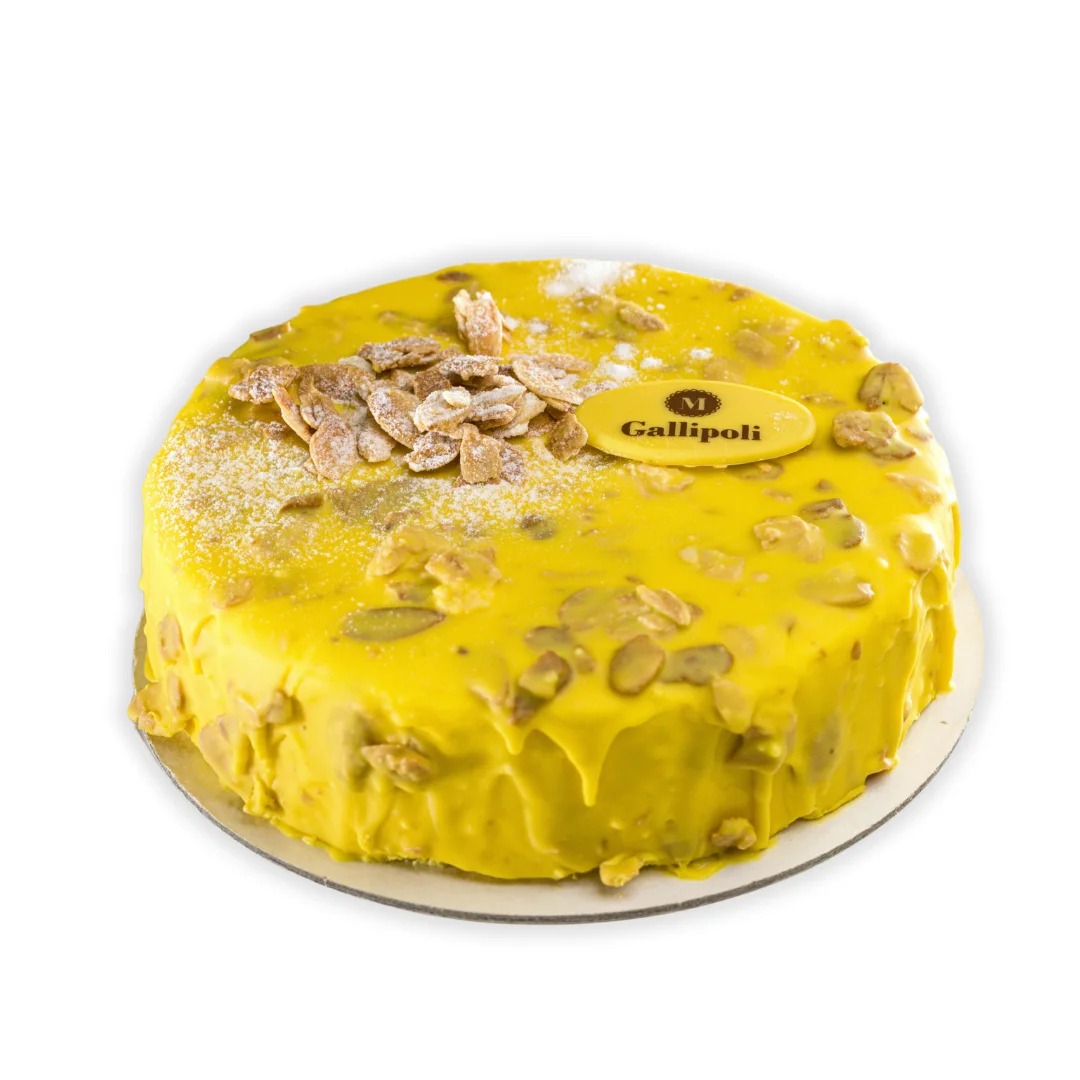 Torta Gallipoli da 1 kg e 24 pz di Ricciarelli