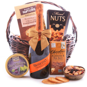 Cesto di Prosecco dolce e salato